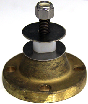 MARINE HYDRAULICS QUADRANT FOOT BRONZE WITH STAINLESS STEEL BOLT