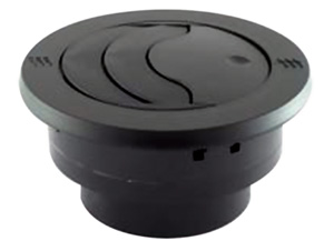 MARADYNE MARINE VENT LOUVERED 4" ROUND WITH 3" STEP DOWN