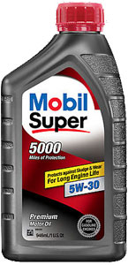 MOBIL SUPER 5000 QT 5W30 OIL