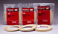 3M SCOTCH GREEN FINE LINE #218 TAPE .5" X 60 YARD ROLL
