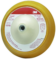 3M HOOKIT SOFT DISC PAD 8" SLOW SPEED