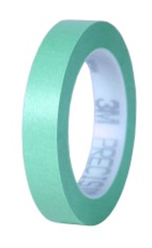 3M PRECISION MASKING TAPE LIGHT GREEN .75"x 60 YARD