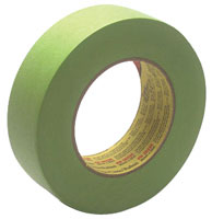 3M SCOTCH PERFORMANCE MASKING TAPE #233+ GREEN 1.0" X 60 YARD ROLL
