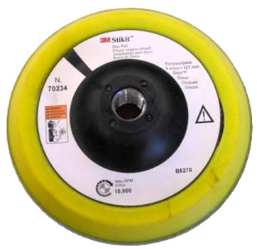 3M STIKIT DISC PAD 5" X 5/8-11 INTERNAL THREAD