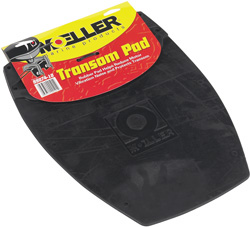 MOELLER TRANSOM PAD BLACK RUBBER OIL & WEATHER RESISTANT