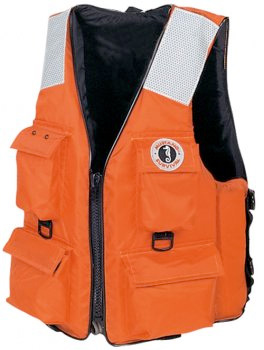 MUSTANG SURVIVAL LIFEVEST INDUSTRIAL 4 POCKET SOLAS X-LARGE