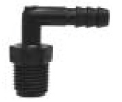 MIDLAND ADAPTER ELBOW NYLON HOSE TO MALE PIPE  5/8" H X 3/4" P