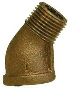 ELBOW STREET 1/2" X 45 DEG BRONZE