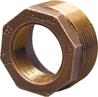 MIDLAND HEX BUSHING BRONZE 3/4" MPT X 1/4" FPT