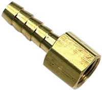 MIDLAND ADAPTER BRASS MALE HOSE TO FEMALE PIPE 1/4"H TO 1/4"P