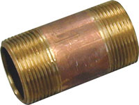 NIPPLE 3/8 X 5 1/2 BRASS