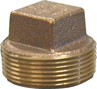 PLUG SQUARE HEAD .25" BRONZE