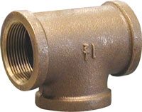 TEE 1-1/4" BRONZE