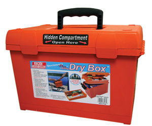 FLARE BOX FOR 50+ KIT ORANGE POLYETHYLENE BOX