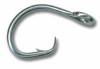 HOOK CIRCLE 15/0 OFFSET LARGE EYE 100/BOX