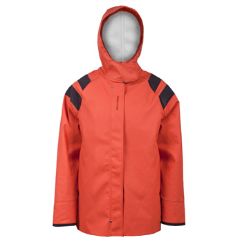 GRUNDENS SEDNA 462 HOODED COMMERCIAL JACKET WOMENS ORANGE SMALL