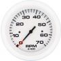 TELEFLEX TACHOMETER GAUGE ELECTRIC ARCTIC SERIES  GAS 7,000 RPM