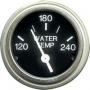 TELEFLEX WATER TEMP GAUGE HEAVY DUTY BLACK 120-240 DEGREE