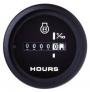 TELEFLEX HOURMETER GAUGE AMEGA SERIES  12-24 VOLT DC