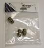 SEASTAR TELEFLEX CONNECTORS HYDRAULIC STEERING 3/8" TUBE X 1/4" NPT (3 PACK)