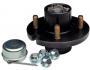 HUB KIT TRAILER 1"STUDDED 1250LB 4 STUD W/LUG NUTS