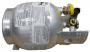 TRIDENT MARINE PROPANE TANK CYLINDER HORIZONTAL ALUMINUM 10 LB CAP