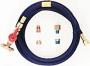 TRIDENT MARINE PROPANE CONNECTOR KIT FOR FORCE 10 & MAGMA WITH 10'HOSE