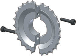 ROPE CUTTER FOR 2.00"SHFT SS SHAFT SHARK SPLIT UNIT