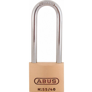 PADLOCK MARINE BRASS 1.50 LONG STEEL SHACKLE  1 PKG