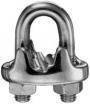 WIRE ROPE CLIP GALVANIZED MALLEABLE 3/8"