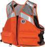 MUSTANG SURVIVAL LIFEVEST INDUSTRIAL MESH ORANGE LARGE/X-LARGE