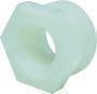 HEX BUSHING PLASTIC 1-1/2 X 1 WHITE NYLON