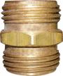 ADAPTER GARDEN HOSE BRASS 3/4" MALE HOSE -MALE HOSE