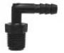 MIDLAND ADAPTER ELBOW NYLON HOSE TO MALE PIPE  5/8" H X 3/4" P
