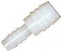 COUPLING REDUCER PLASTIC WHITE 1/2" X 3/8" H TO H