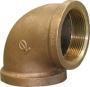 MIDLAND ELBOW 90 DEGREE BRONZE 1/1" FPT X 1/2" FPT
