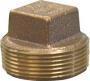 PLUG SQUARE HEAD .25" BRONZE