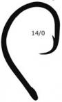 HOOK CIRCLE 14/0 STRAIGHT TINNED 100/BOX