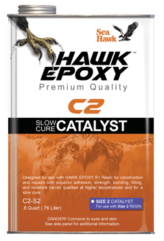 SEA HAWK "HAWK EPOXY" CATALYST SLOW CURE 2.8 QUART