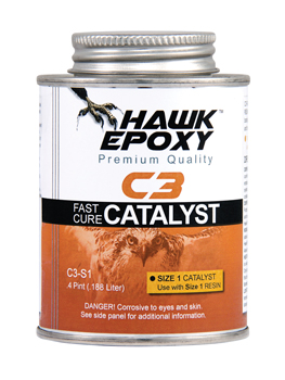 SEA HAWK "HAWK EPOXY" CATALYST FAST CURE 1.4 PINT