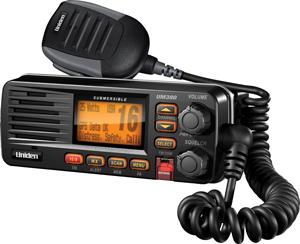 VHF RADIO SOLARA D BLACK NOAA WEATHER