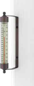 Weems and Plath Decorative Indoor Outdoor Thermometer