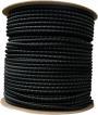 SHOCK CORD 5/16" SOLID BLACK UV RESISTANT (SOLD BY 500' SPOOL)