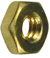 HEX NUT BRASS 1/2  (50/BOX)