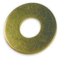 FLAT WASHER BRASS 1/2  (50/BOX)
