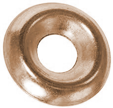FINISH WASHER BRONZE # 10  (BOX 100)