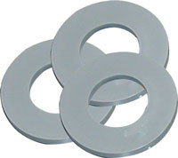 PLANTE'S WASHER LARGE BLACK FOR 3/4" PVC LOBSTER SPINDLE (BUNDLE OF 25)