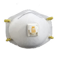 DUST MASK N95 W/COOL FLOW VALVE SOLD BY BOX/10 ONLY (8/BOX)