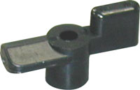 LATCH SINGLE WING BLACK SOLD BY EACH OR  (5/PACKAGE)