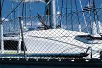 NETTING SAFETY DIAMOND SHAPED MESH (11) WHITE (328'/ROLL)